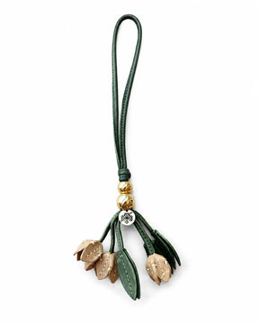 Harvest Leather Purse Charm