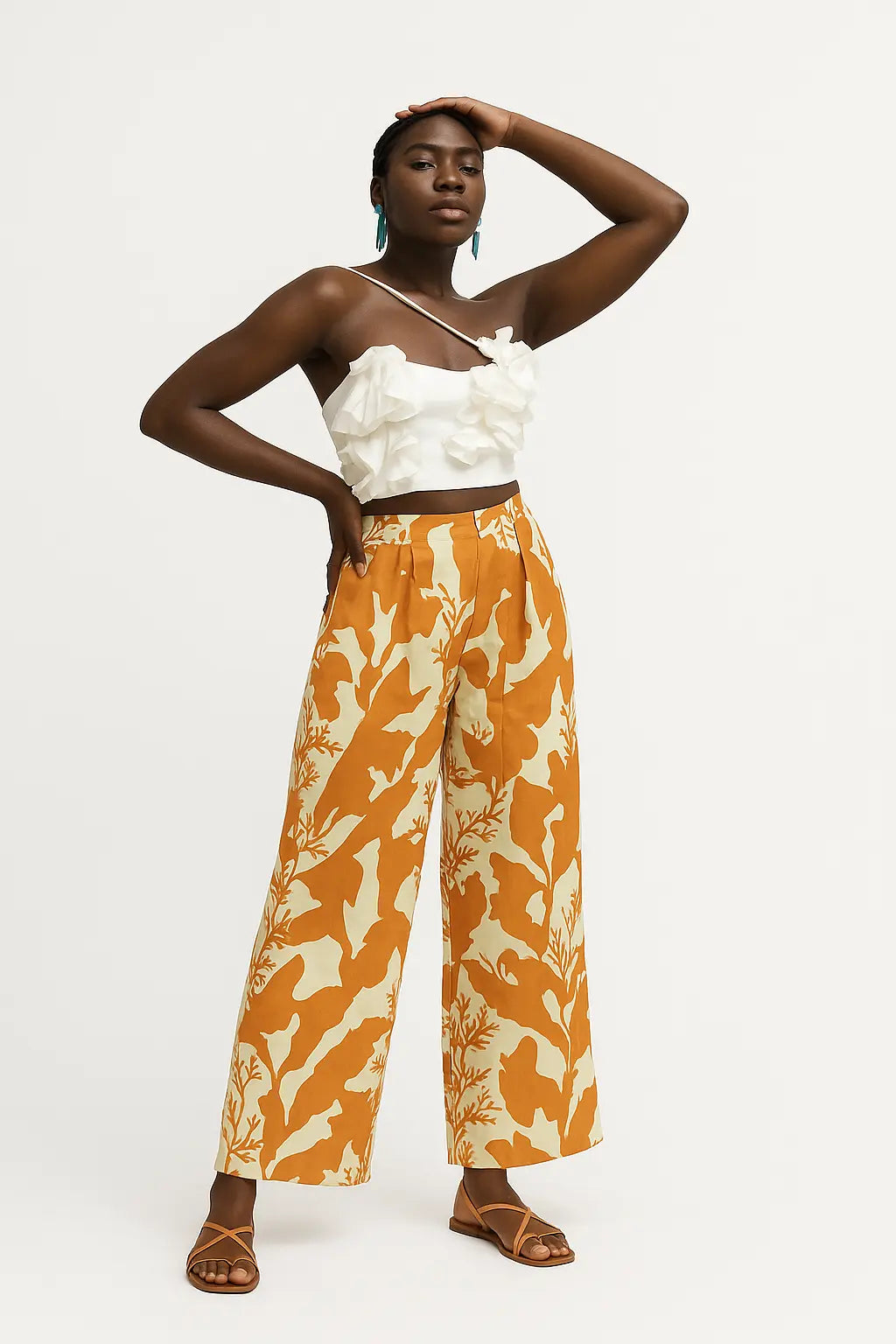 Tropical Breeze Palazzo Pants