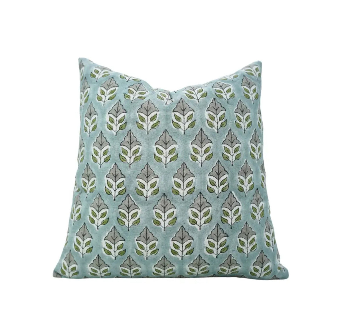 Bohemian Hand-Printed Viscose Linen Table Pillow Cover - Mayur