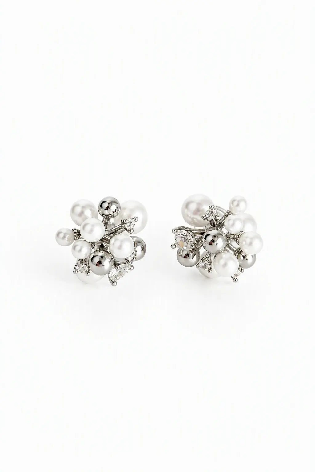 Celestial Pearl Cluster Earrings