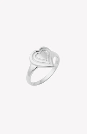 Emanate Love Signet Heart  Ring