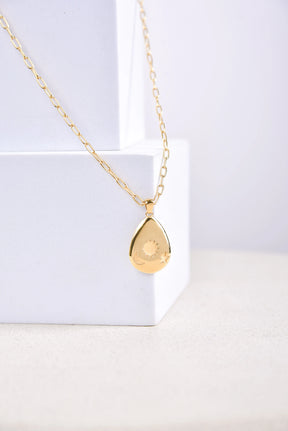 Lunara 18k Gold Vermeil Sun Moon Star Necklace