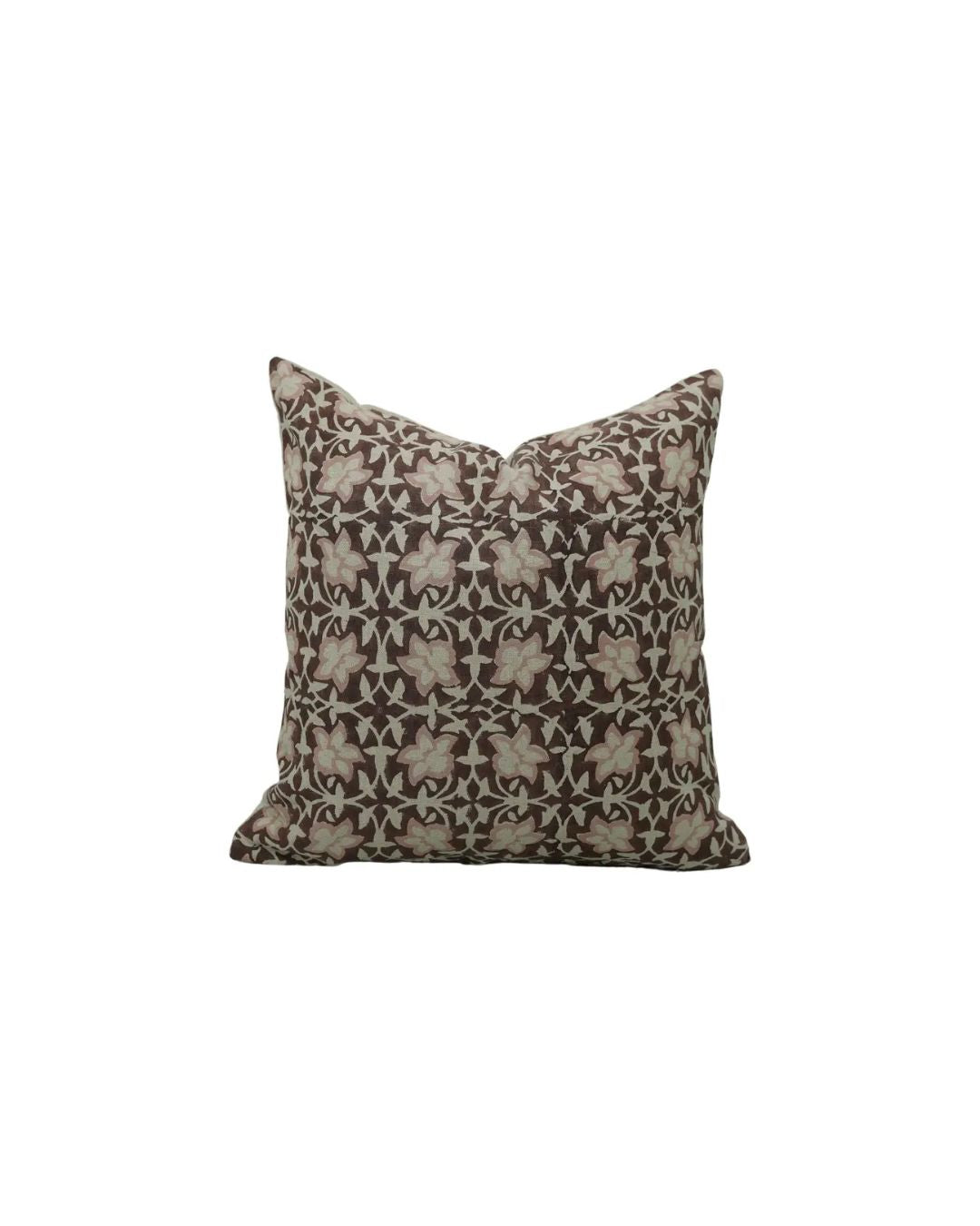 Unique Hand Block Print Home Decor Boho Pure Linen Pillow Cover- Chudamani