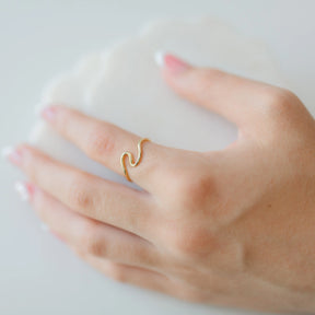 Ocean Wave Ring