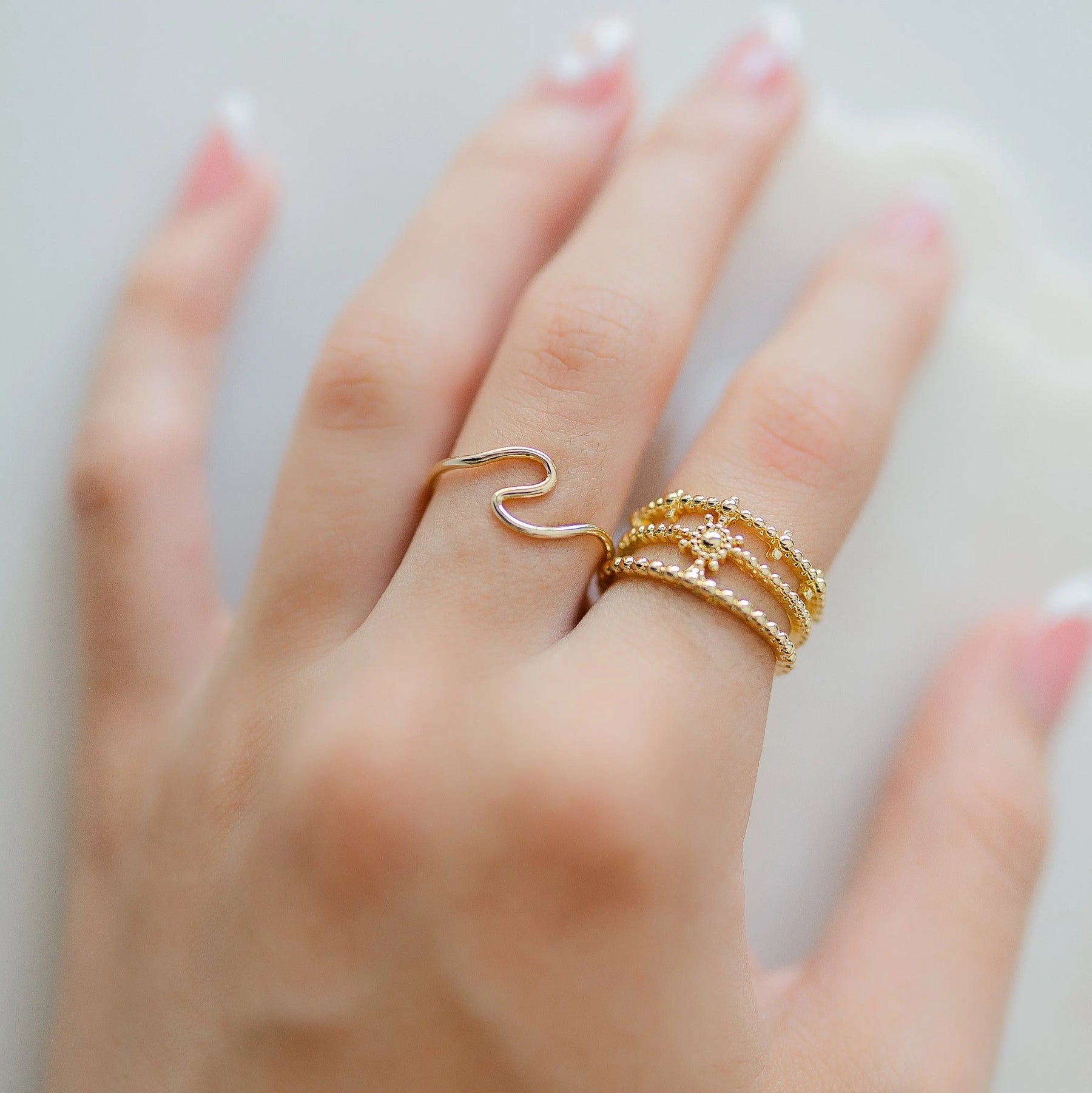 Ocean Wave Ring