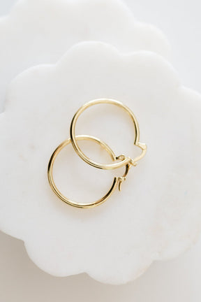 Classic Gold Hoops