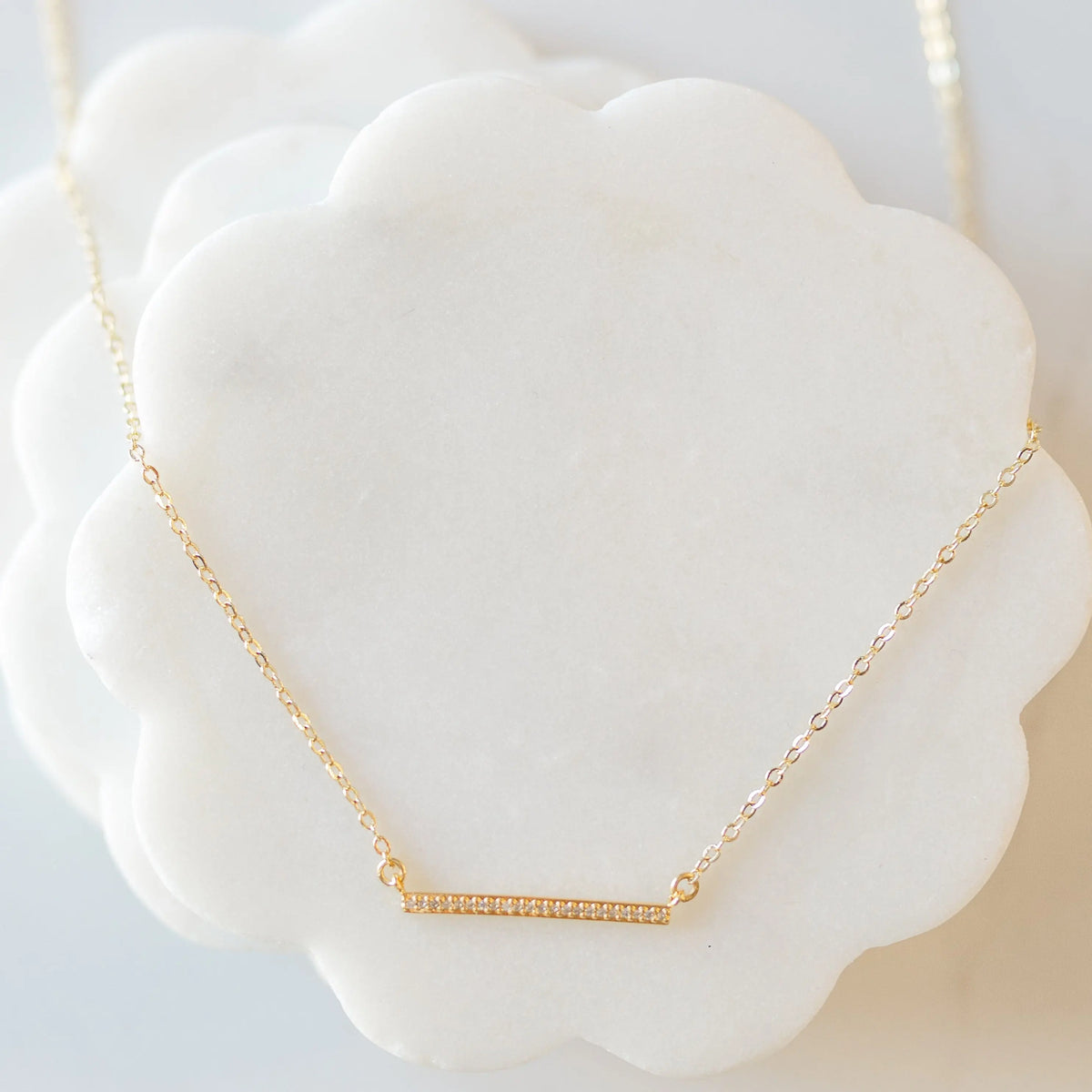 Golden Bar Minimalist Necklace