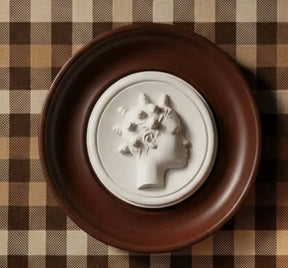 Bantu Knot Bas Relief Wall Sculpture