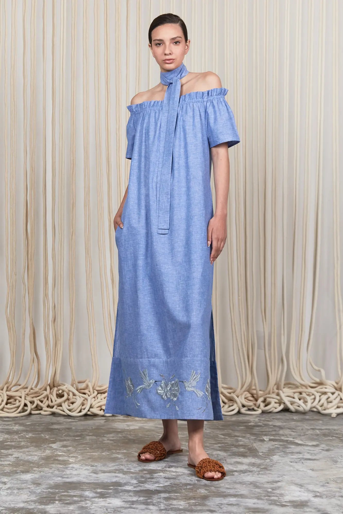 Logan Dress | Sky Blue