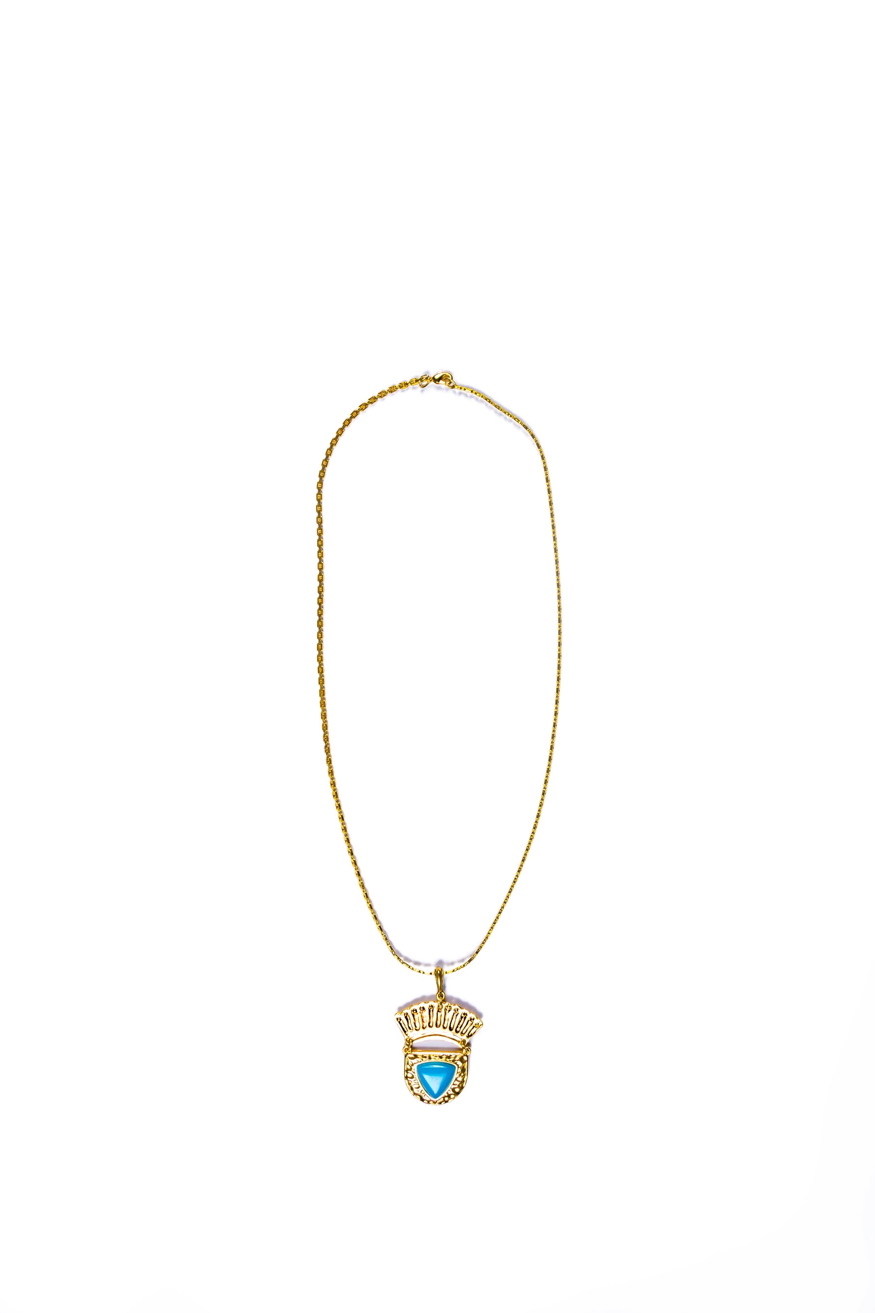 Blue Chalcedony Venilia Necklace
