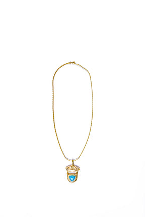 Blue Chalcedony Venilia Necklace