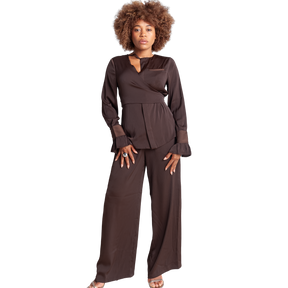 Long Sleeve Wrap Top