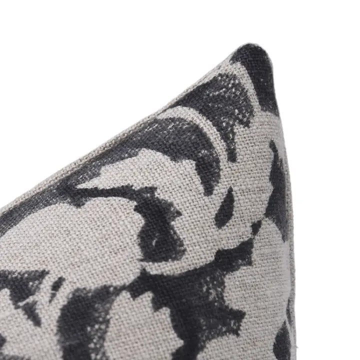 Bohemian Block Print Thick Linen Cushion Cover  - Sulit