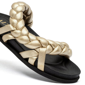 CORINNA GOLD SANDALS
