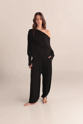 Stellar Asymmetric Drape Top