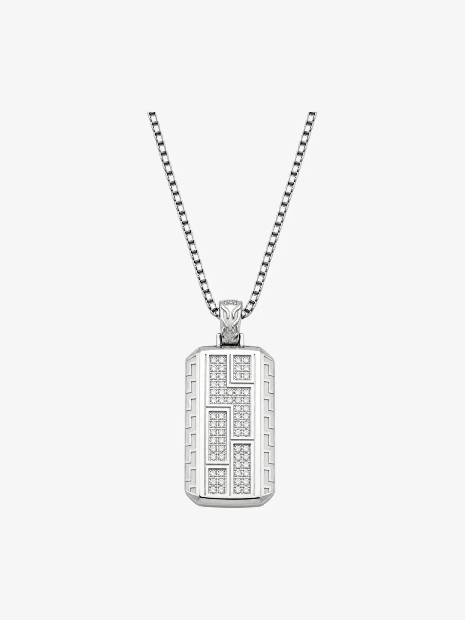 Dog Tag Pendant Necklace