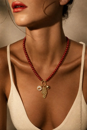 Monaco Sculptural Charm Necklace