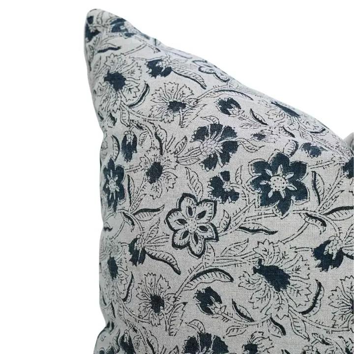 Classic Indian Boho Pure Linen Pillow Cover- Jarul