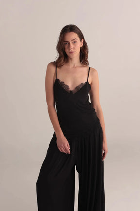 Halo Black Lace Camisole