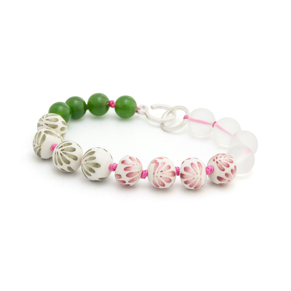 CARMEN Artisan Crystal & Ceramic Bracelet