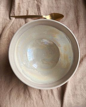 Pearl Oyster Serving/Salad Bowl