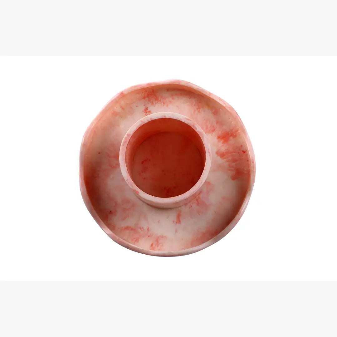 Scallop Resin Cake stand, Pink- 9.5x4.5 Inches