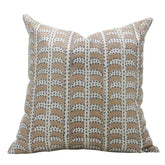 Interior Block Print Linen Blend Pillow Cover - Garud