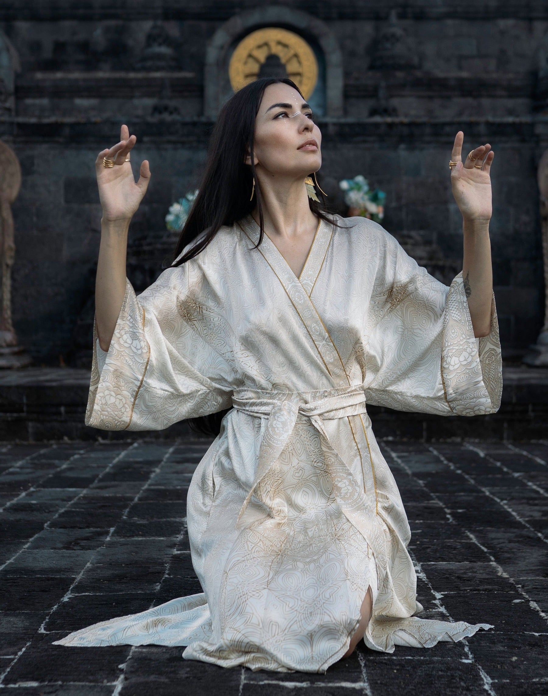 Messenger Priestess - Luxury Silk Robe