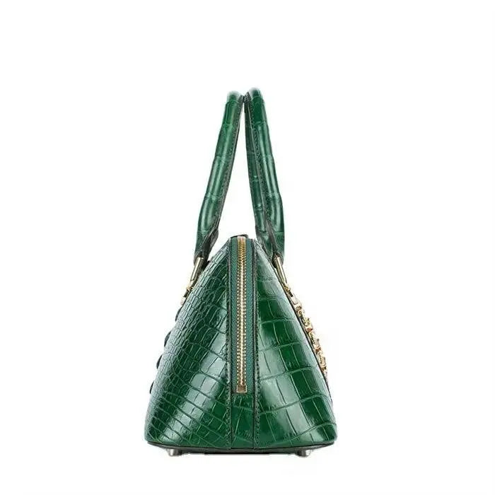 Luxe Artisanal Crocodile Leather Handbag | An Heirloom of Elegance