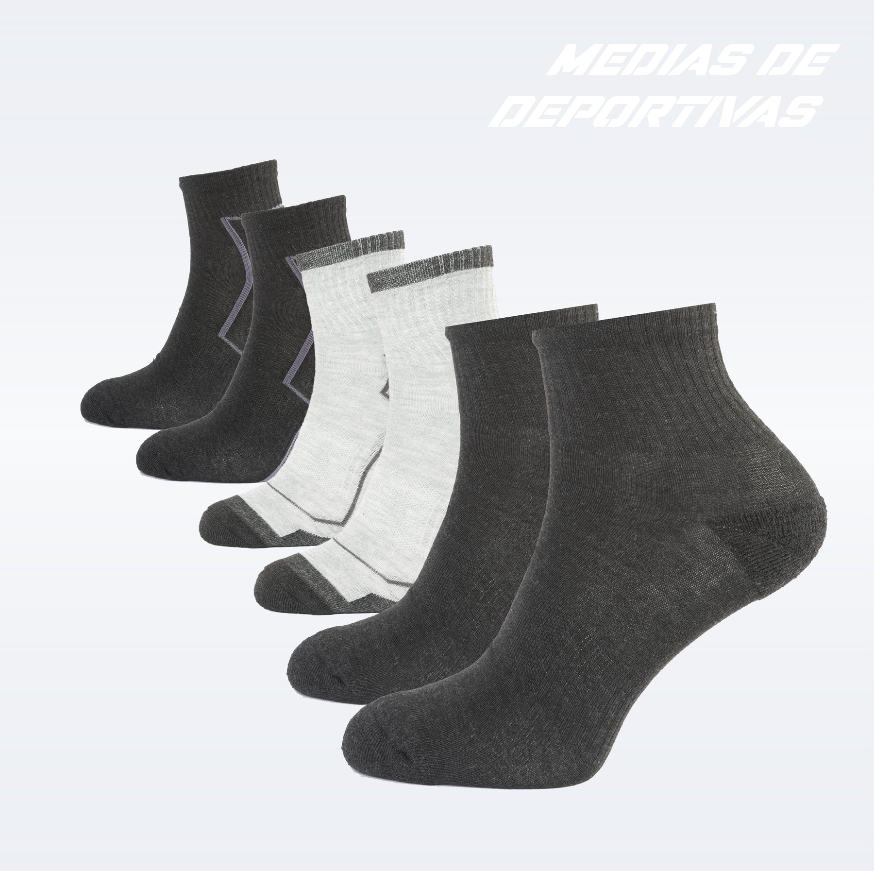 PACK DE 3 MEDIAS TENNIS