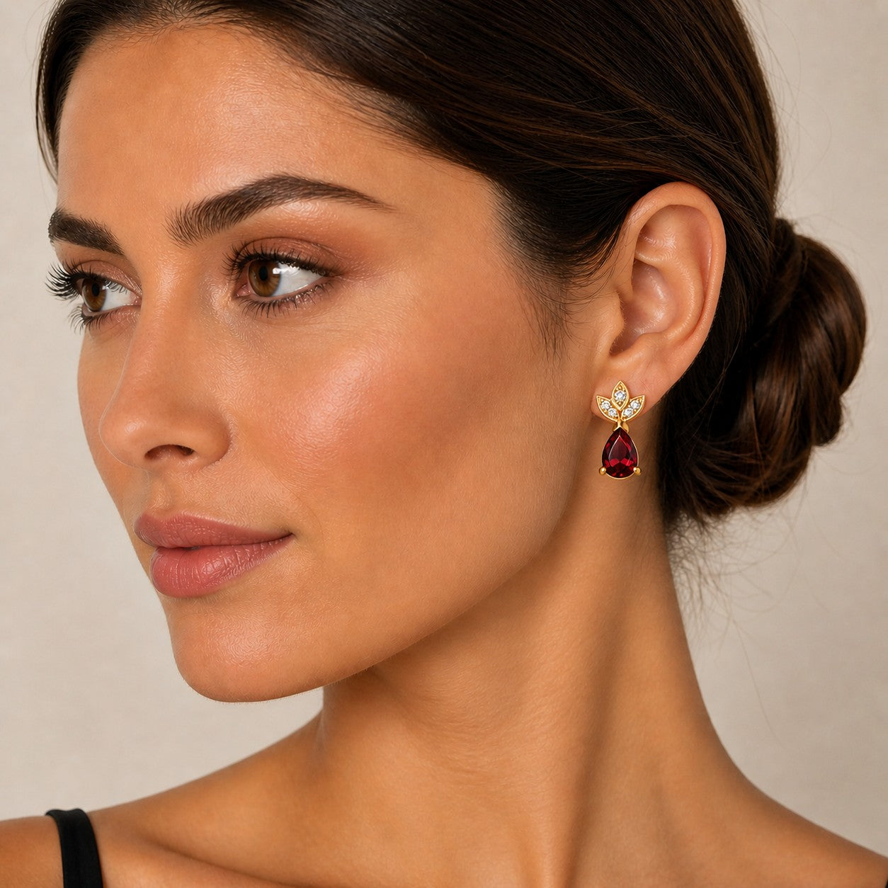 Classic Garnet Earrings