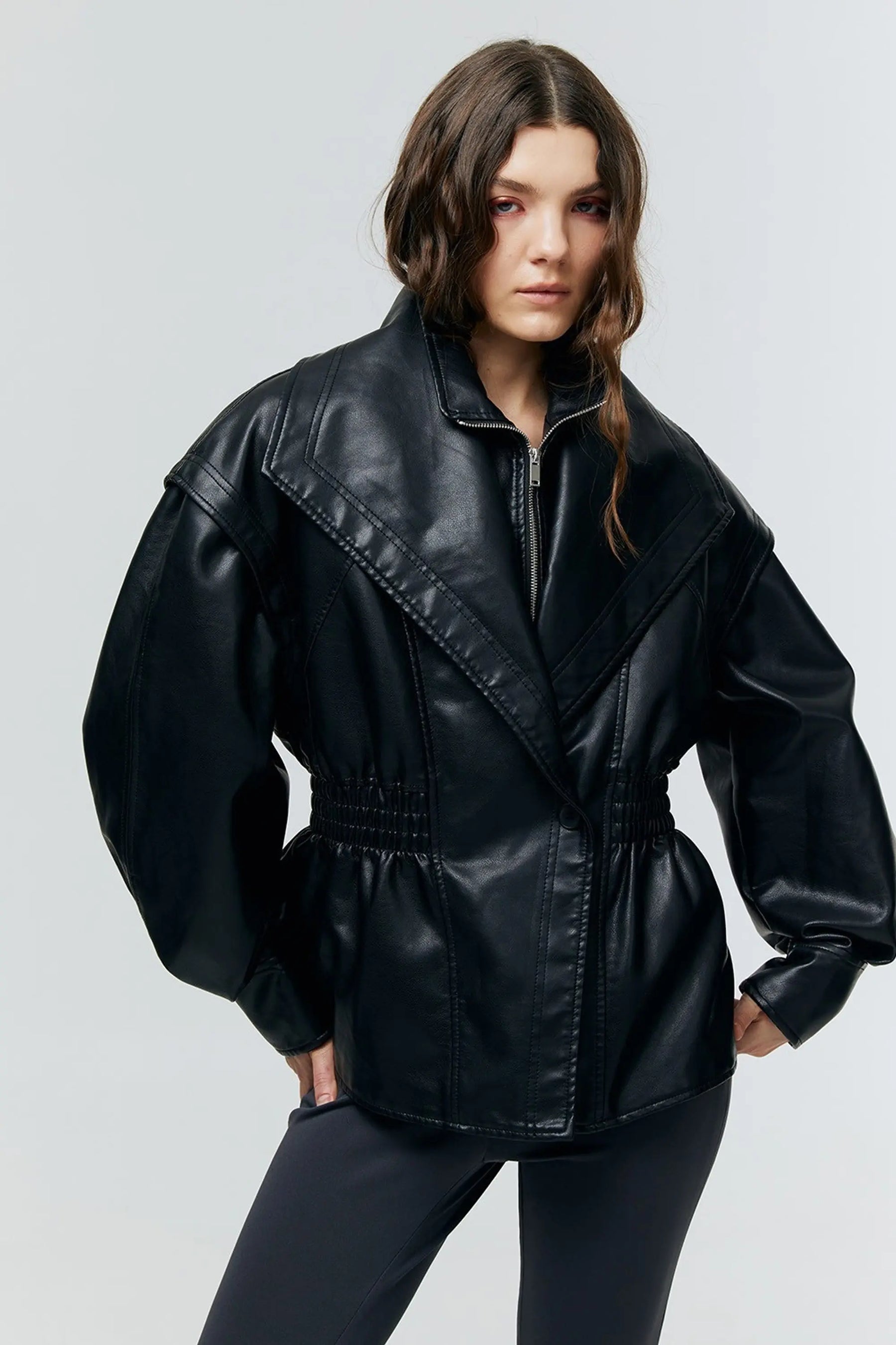 Elodie Gathered Waist Jacket