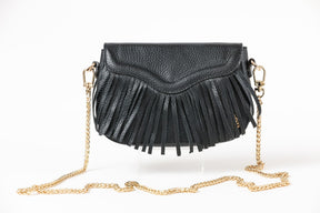 María Mini - Black Crossbody Bag