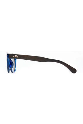 Deep Blue wooden Sungalsses - INTI