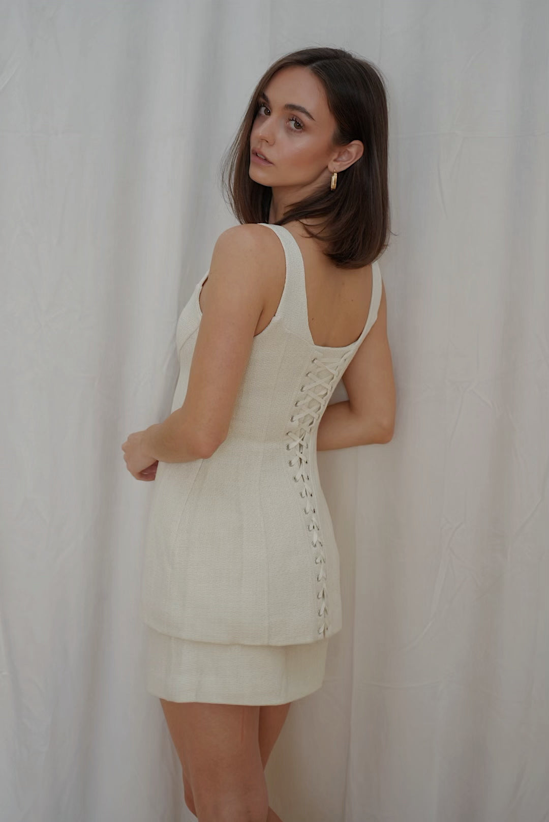 Ariel Two-Piece Set in White