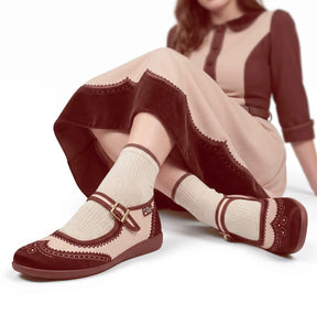 Havana Coffee Women's Mary Jane Flats