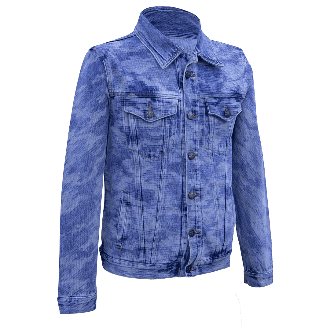 Classic camo denim jacket