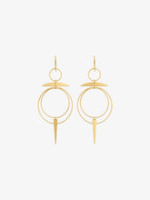 Solstice Brass Chandelier Earrings