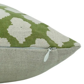 Natural Hand-Carved Block Print Design Boho Pure Linen Pillow Cover- Badal