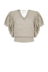 Alejandra Vest | Beige Melange