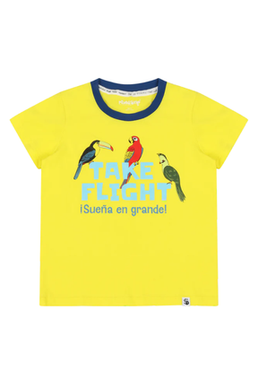 Mixed Up Clothing Kids Suave Graphic Short Sleeve T-Shirt - Take Flight