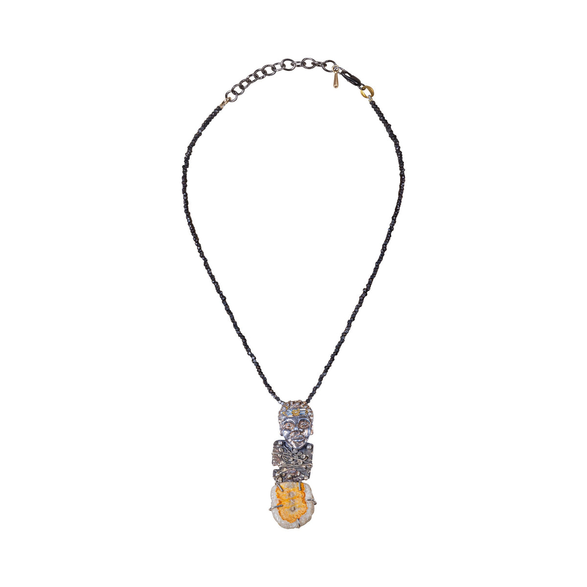 In Golden Solitude Necklace