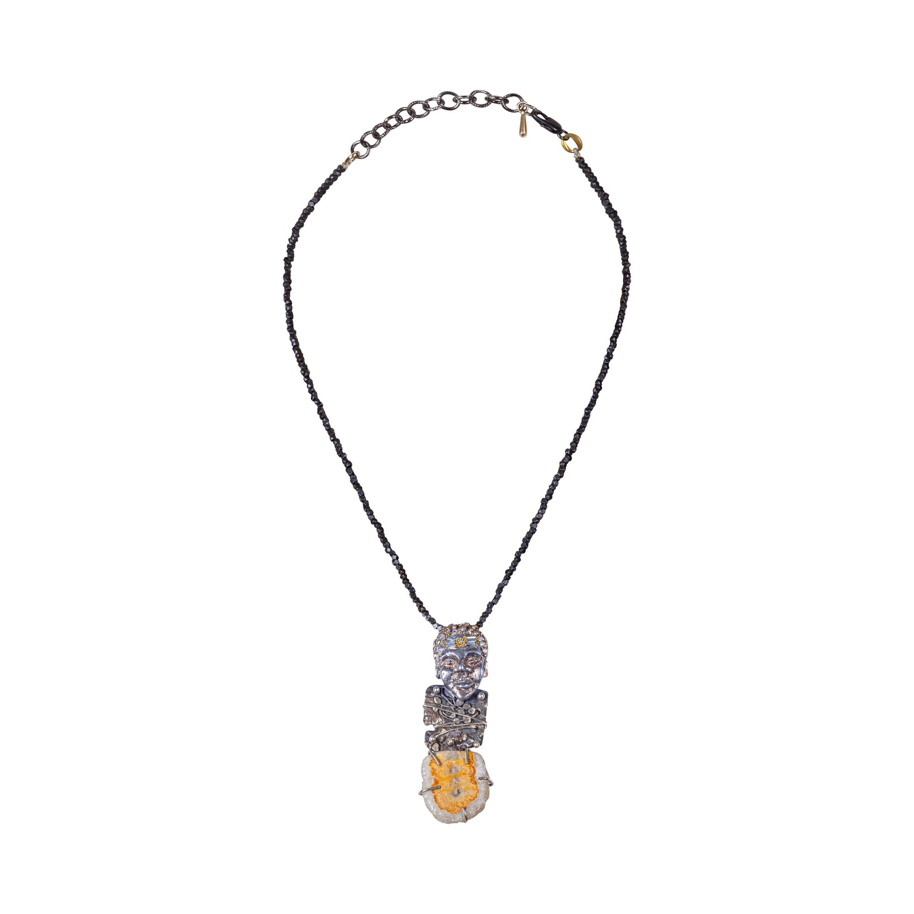 In Golden Solitude Necklace