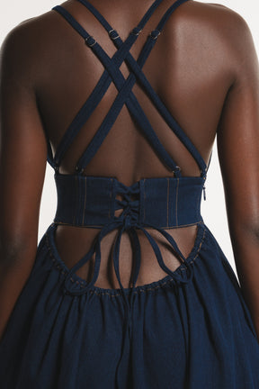 Denim ADELE Maxi Dress