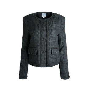 Pogonia Tweed Bouclé Crop Jacket