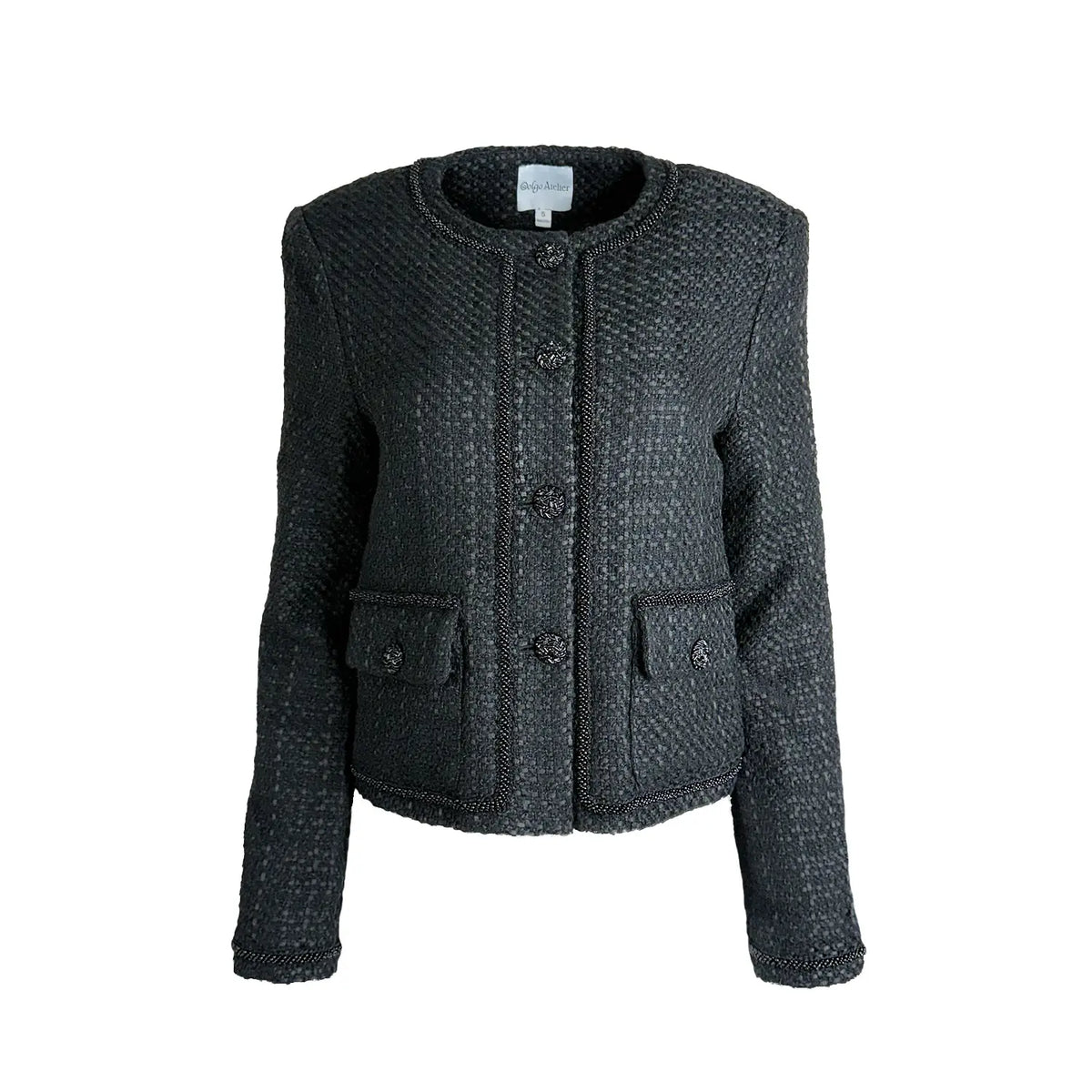 Pogonia Tweed Bouclé Crop Jacket