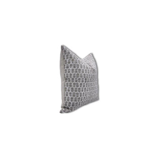 Block Print Thick Linen Boho Décor Cushion Cover- Tulsi Buti