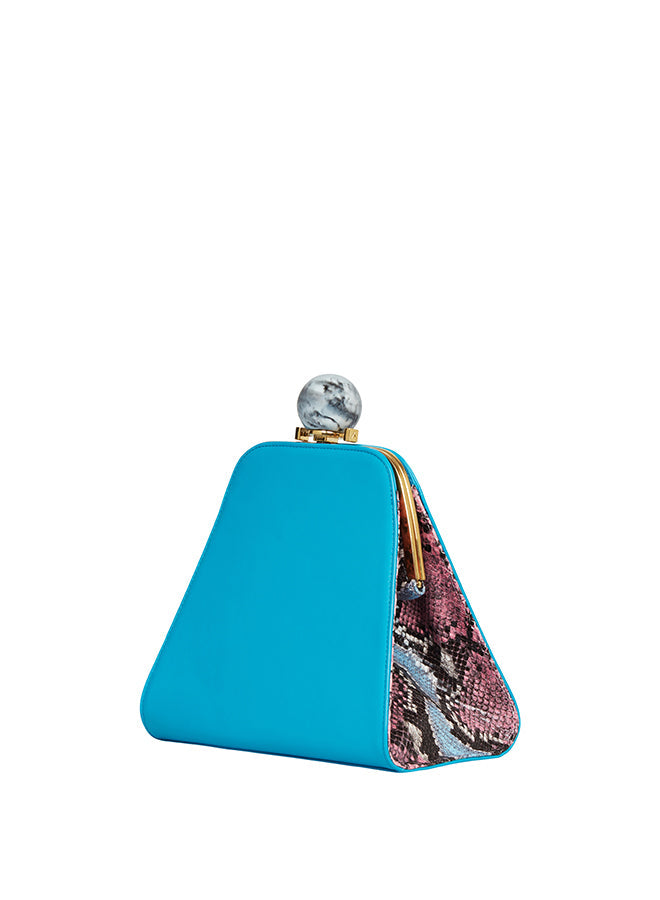 Josephine Ball Frame Calfskin Leather Bag