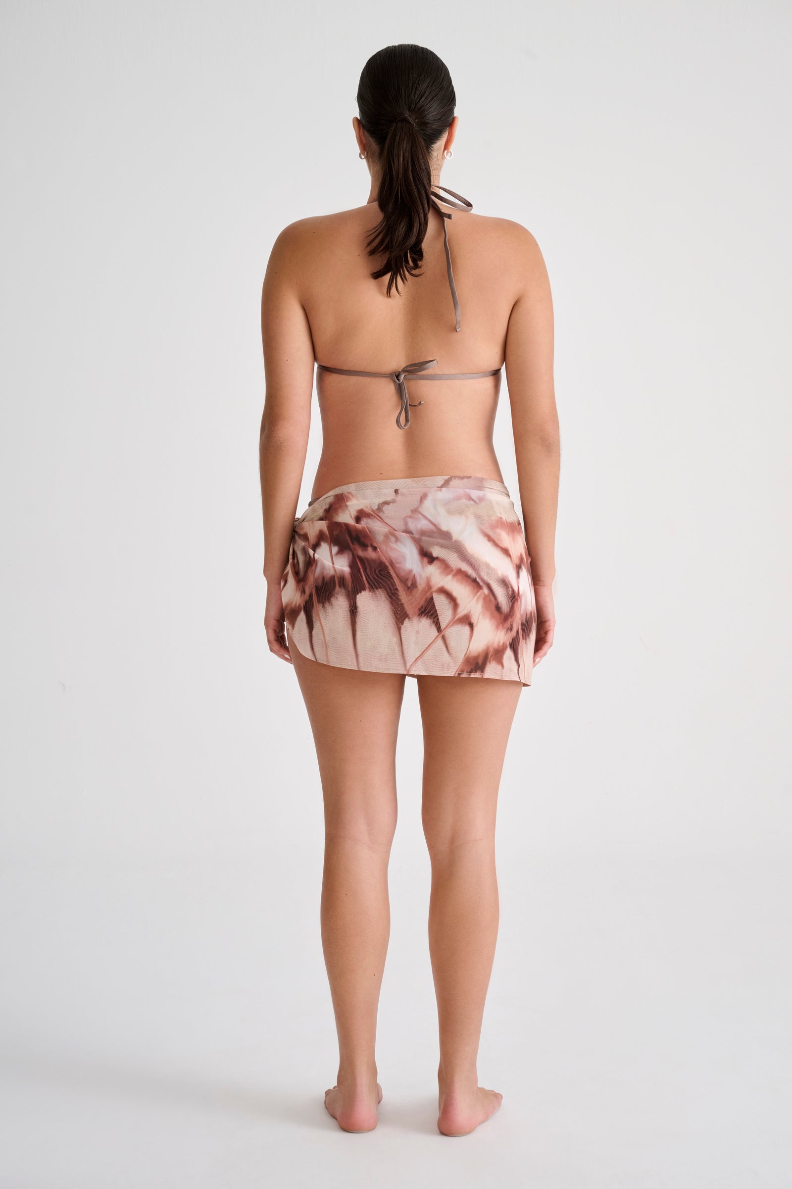 Mini Pareo Pareo Print Café