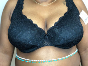 Elila Stretch Lace Underwire Black